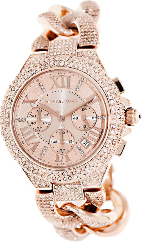 montre michael kors femme leopard|michael kors diamond watch women's.